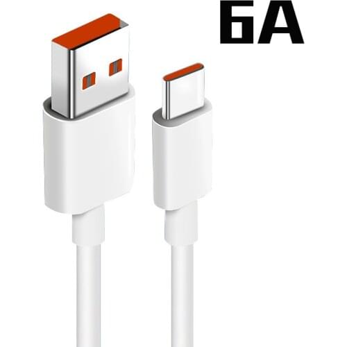 Xiaomi Original 1/1.5/2M Turbo Charger Cable 55W Fast Charging 6A For Mi 11 10T 10 Pro 5G Black Shark 3S Redmi Note 9 10 K40 Pro
