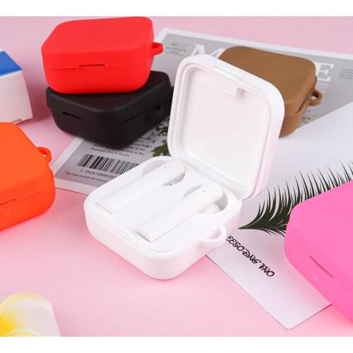 Brand New Portable Protective Case Shockproof Silicone Cover for Xiao-mi Air2 SE Wireless Bluetooth Earphones Headset