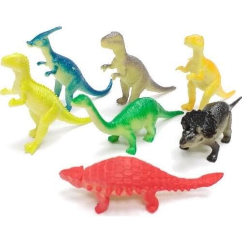 Lot of 100 pc Dinosuars 6cm Boys Kids Child Game 7 Styles Pinata Gift Birthday Party Favors Gift Novelty Capsule Vending Machine