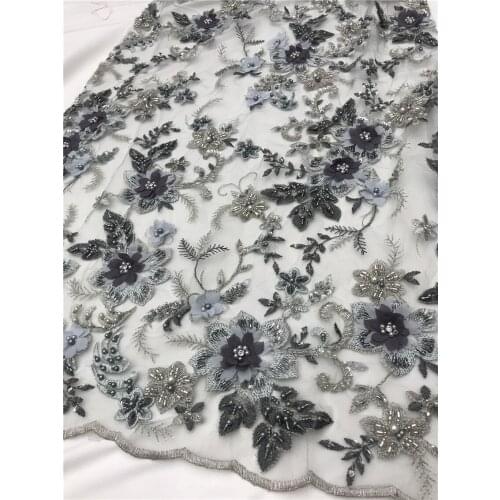 African Lace Fabric High Quality L-2186828 Lace Fabric Embroidery Tulle Net Lace For African Women Dress