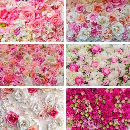Avezano Valentines Day Photography Backgrounds Wedding Photo Wall Rose Flower Birthday Party Love Portrait Backdrop Fond Studio