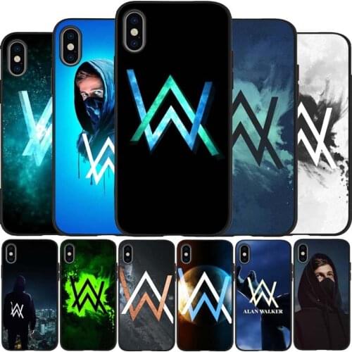 Alan Walker DJ Faded black Silicone Phone Case For iPhone 12 XR XS Max 5 5S SE 2020 6 6S 7 8 PLUS X 11Pro Max 11 Cover