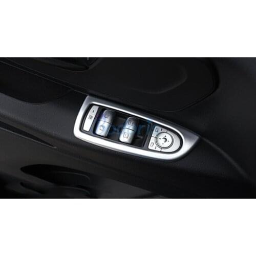 For Mercedes-Benz Vito Valente Metris W447 2016 2017 2018 Window Armrest Glass Switch Cover Trim Car Accessories