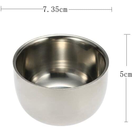 Double Layer Shaving Bowl for Shaving Brush Wet Shave Cream Mug Cup