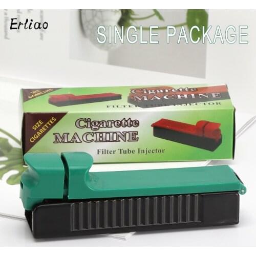 Smoke Filter Plastic Cigarette Puller Smoking Tobacco Hand-filled Gift for Men Rolling Machine Smoking Accesoires Sent Randomly