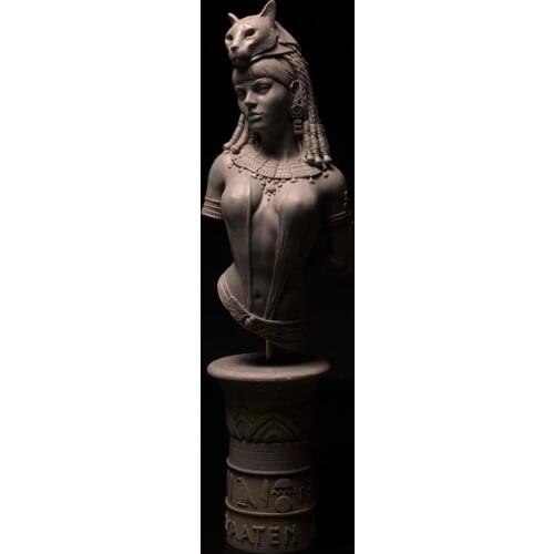 Resin Figure 1/10 ancient warrior bust (WITH BASE ) Model Unassambled Unpainted Figure Building Kit