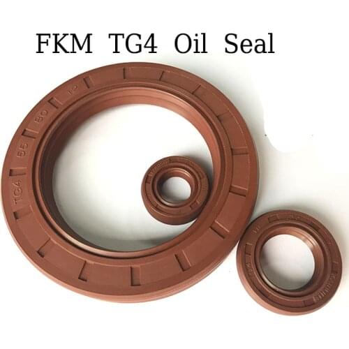 Fluorine Rubber TG4 Skeleton Oil Seal Brown FKM Resistance Radical Shaft Ring Gasket Seals ID 35mm