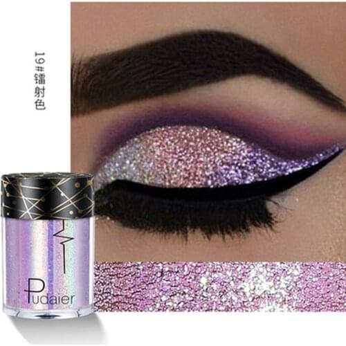 Shiny Ray Holographic Sequins Glitter Shimmer Pigment Eye Shadow Tattoo Lip Nail Body Glitter Festival Party Eye Makeup Powder