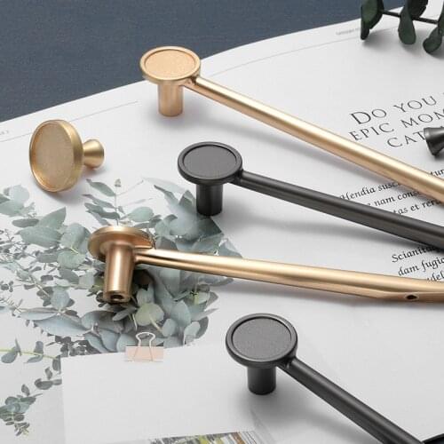 JD Brooch Design Pearl Gold Cabinet Knobs and Handles Zinc Alloy Kitchen Handles Drawer Knobs Pulls Furniture Handle Hardware