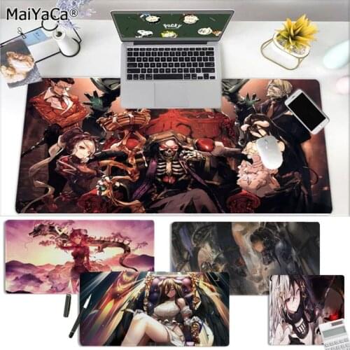 MaiYaCa Mats Beautiful Japan Anime Overlord Girl Large Mouse pad PC Computer mat Free Shipping Large Mouse Pad Keyboards Mat
