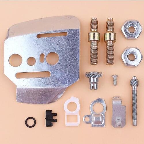 Inner Guide Bar Plate For Stihl 044 MS440 046 MS460 064 066 MS660 Chain Adjuster Tensioner Bar Stud Nut Set Chainsaw
