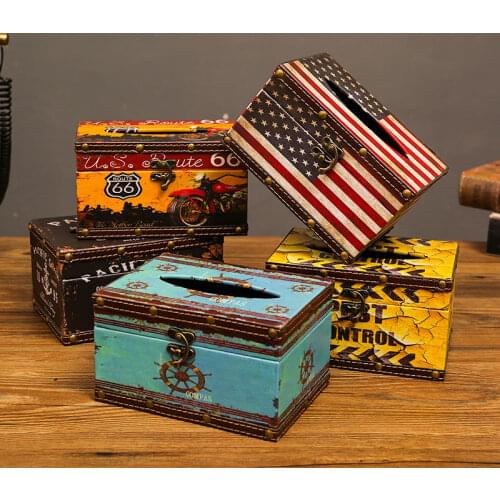 Nordic Retro Tissue Box Leather Living Room Tissue Box for Car Vintage Napkin Toilet Holder Handkerchief Box Napkin Dispenser