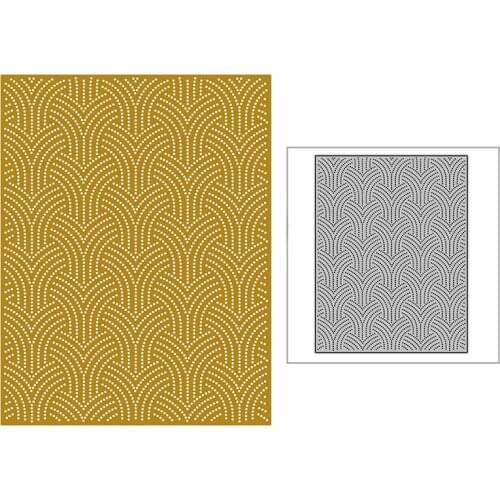 New Spotted Bifurcation Background Plate Craft Embossing Mold 2021 Metal Cutting Dies for DIY Scrapbooking Album Card Making