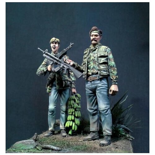 New Unassembled 1/35 US Navy Seal (Vietnam War) NOT HAVE BASE Resin Kit DIY Toys Unpainted resin model
