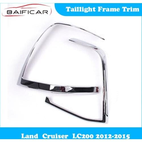Baificar Brand New Genuine Taillight Frame Trim Headlight Plating for Land Cruiser LC200 2012-2015