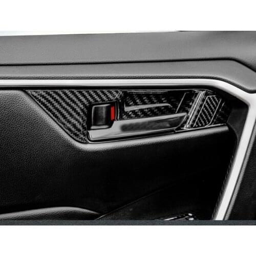 RHD for Toyota Rav4 Rav 4 Xa50 2019 Garnish Door Handle Bowl Cover Trim Interior Car Accessories Plastic Colors Carbon Fiber