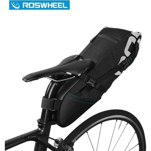 ROSWHEEL 2017 NEW High-capacity 8L 10L MTB Bike Bag Cycling Bicycle Saddle Tail Rear Seat Waterproof Storage Bags Accessories