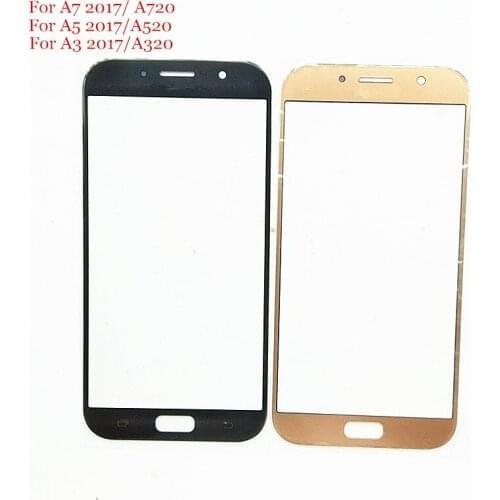10x Touch Screeen For Samsung Galaxy A3 A5 A7 2017 A320 A720 A520 Touchscreen Panel LCD Display Front Glass Lens Phone Parts