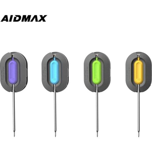 AidMax Replacement Probes for Smart BBQ Cooking Food Thermometer Stainless Steel