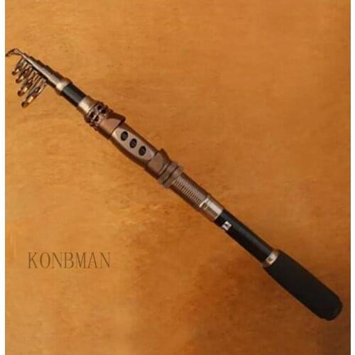 Carbon Fiber Telescopic Fishing Rod Portable Rotating Ultra-light 1.8m 2.1m 2.4m 2.7m 3.0m 3.3m Fishing Rod Fishing Tackle