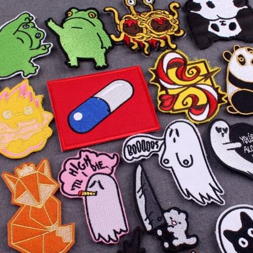Japanese Anime Patch Iron On Patch On Clothes DIY SK∞ Akira Clothing Thermoadhesive Patches For Clothing Stickers Applique Decor
