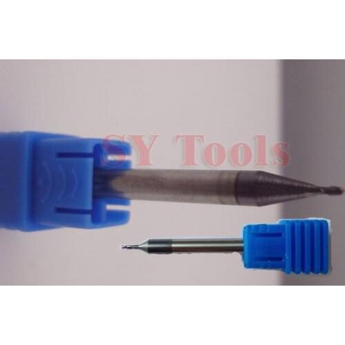 1bag (15pcs) -- hrc45 Ball nose endmills and HRC 60 Flat square end mills CNC solid carbide milling tools