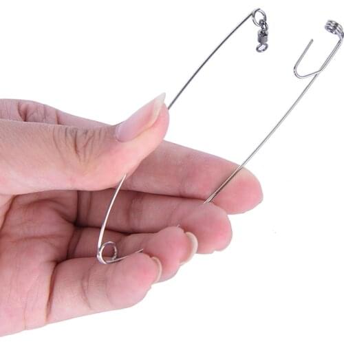1pcs New Automatic Fishing Gear Stainless Steel Explosion Hook Lazy Fish Hook Fishing Gear Supplies