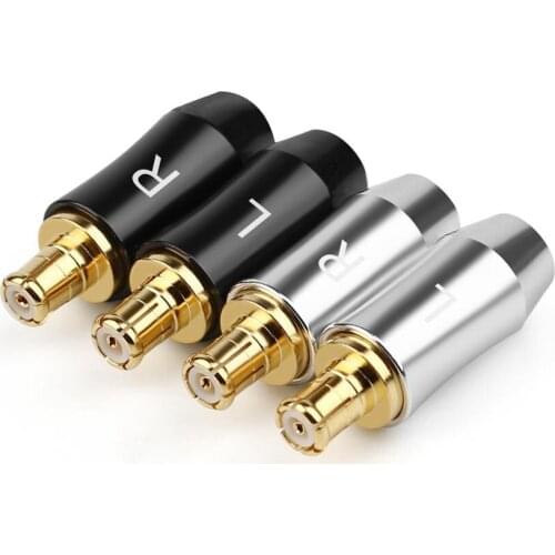 10pairs HIFI Headphone Plug A2DC Pins For ATH-CKS1100 LS400 LS300 E40 E50 E70 Headset Gold Plated Soldering Wire Connector