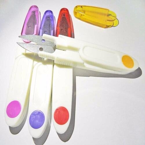 10pc Good Quality Sharp Scissor DIY Knitting Tool 12cm Length Diy Crafts Office Tailor Needlework Red Scissors for Home Workshop