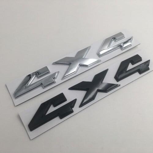 2X New 3D ABS 4X4 Four-Wheel Drive Car Sticker Emblem Badge for Jeep BMW Ford Nissan Audi VW Honda Car Lada Chevrolet