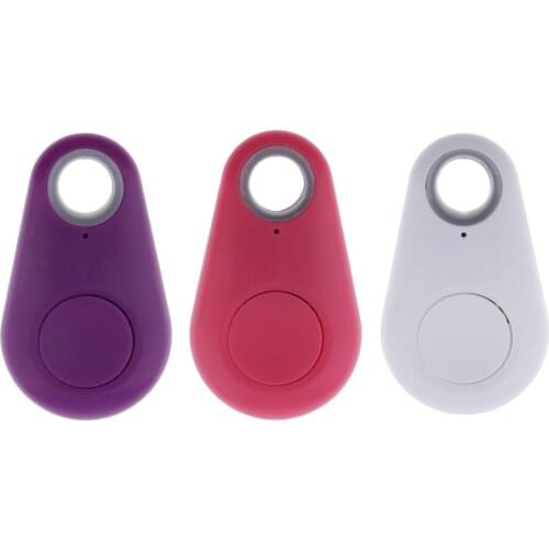 3 Pieces Mini Smart Finder Bluetooth Tracer | White & Pink & Purple