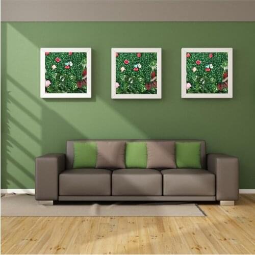 40x60cm Artificial Hedges Flowers Panels Cold/heat-resistant Anti-aging Garden Decor High Density Privacy Screen Light Fence