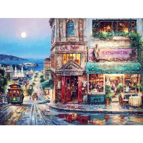 A3032 11CT/14CT/18CT/25CT/28CT Oil tea patterns Counted Cross Stitch DIY Cross Stitch Kits Embroidery Needlework Sets