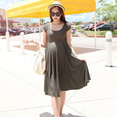 Pregnants Summer Breastfeeding Clothes Nursing Maternity Clothes for Pregnant Women Fashion Maternity Dresses Pregnancy Dress