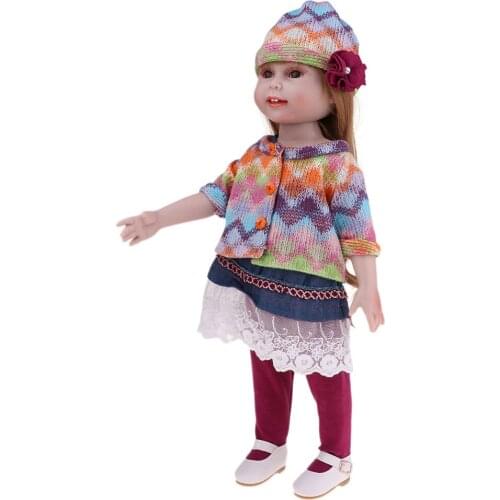 BJD Doll Girls Doll with Beautiful Clothes,18 Inch Lifelike Princess Doll Toy for Kids Christmas Gift