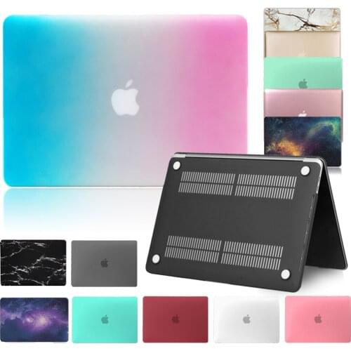 Laptop Case for Apple MacBook Air Pro Retina 11 12 13 15 Inch Hard Shell Anti-Fingerprint Laptop Replace Cover