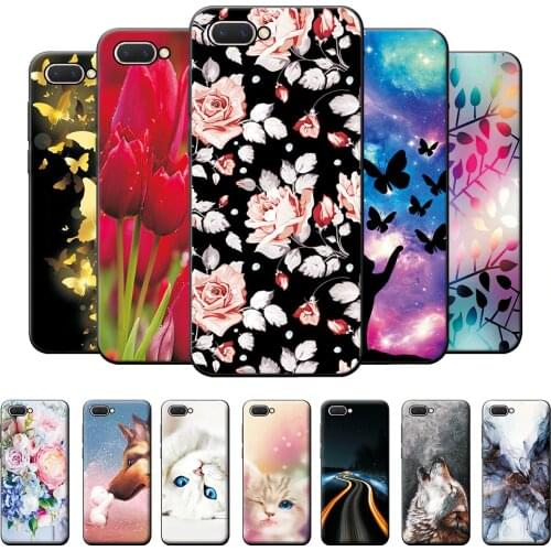 Case For OPPO A5 For OPPO A5 A 5 Case Silicone Protective Cover Case on OPPO A5 6.2 inch Soft TPU Flower Cover Bumper on OPPO A5