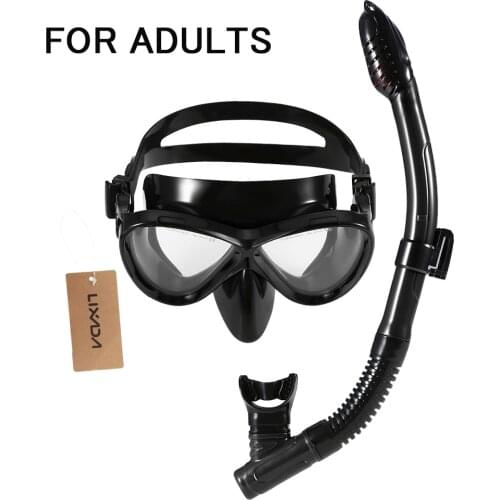 Kids Adult Scuba Diving Mask Tube Set Snorkeling Mask Goggles Glasses Swimming Diving Equipment Dry Snorkel Swimming Pool