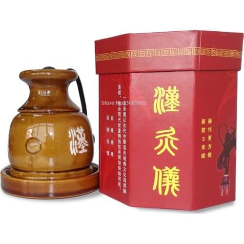 Electric Heating Vacuum Scraping Therapy Massage Guasha Machine Body Massager moxibustion beauty guasha moxa steam massage