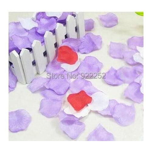 Artificial Silk Purple Rose petal,1000PCS fake fabric flower petals,DIY Favor Decoration Accessories for Carpet,weddings,party