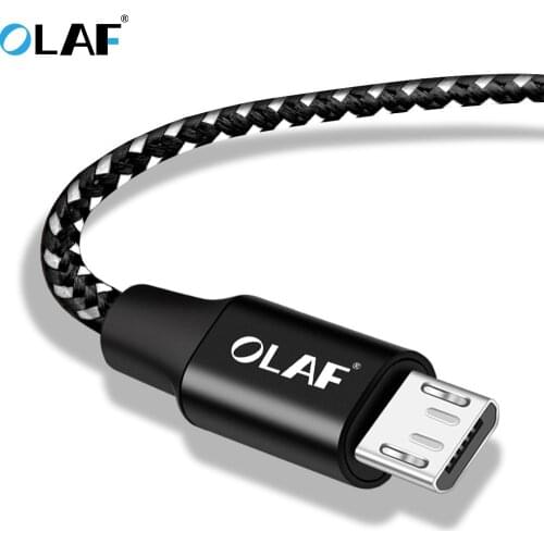 OLAF Micro USB Cable Fast ChargingData Cable for Samsung S7 For Xiaomi For Huawei Android Mobile Phone USB Charging Cord Nylon
