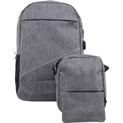 Teenager USB Antitheft Password Backpacks Lightweight mens And womens Travel Laptop School Bag Shoulder Bag 3pcs Set