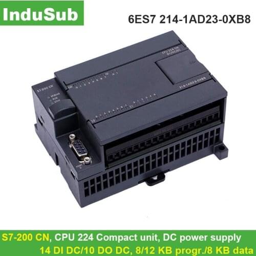6ES7 214-1AD23-0XB8 Controller Compatible For Siemens S7-200 PLC 6ES7 CPU224CN Transistor type RELAY Type SIMATIC PLC