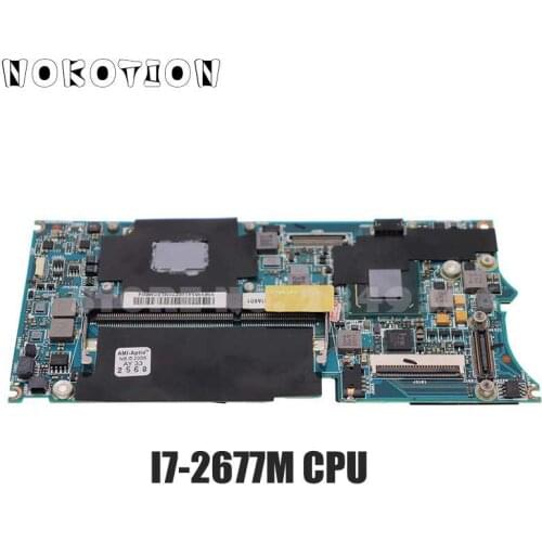 NOKOTION Laptop motherboard For LENOVO ideapad U300S 13.3 11S11014120 08N1-0NJ4X00 Mainboard I7-2677M CPU