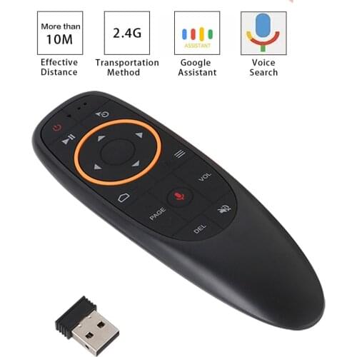 2.4G Wireless Smart Remote Voice Control and Gyroscop Controller G10 Air Mouse