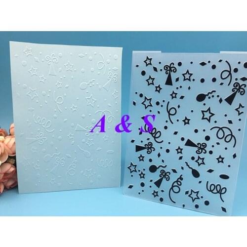 Merry Christmas Element Frame Paper Card Plastic Embossing Folder For DIY Scrapbook Card Envelop Album Frame Decoration Template