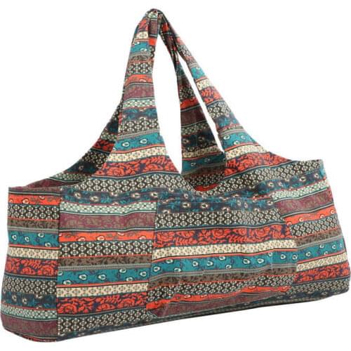 Fitness Yoga Bag Breathable Oversized Ethnic Style Yoga Package Luggage Bag Fitness Clothing Travel Workout Handbag