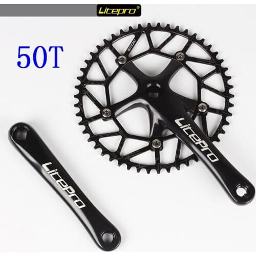 Litepro Ultralight Chainwheel BCD 130mm 46/48/50/52/54/56/58T AL7075 BMX Folding Bike Chainring Bicycle Parts