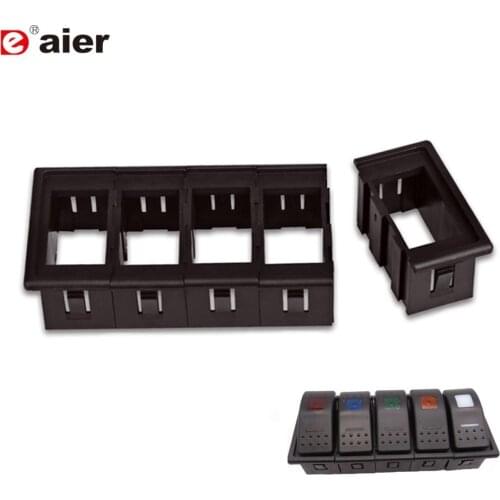 1PCS Car Boat Marine Switch Clip Panel Patrol Holder Housing Assembly For ARB Carling Rocker Switch Box Accessories