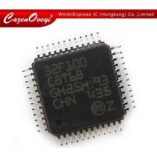 10cs/lot STM32F103C8T6 STM32F100C8T6 STM32F100C8T6B STM32F100 LQFP-48 In Stock